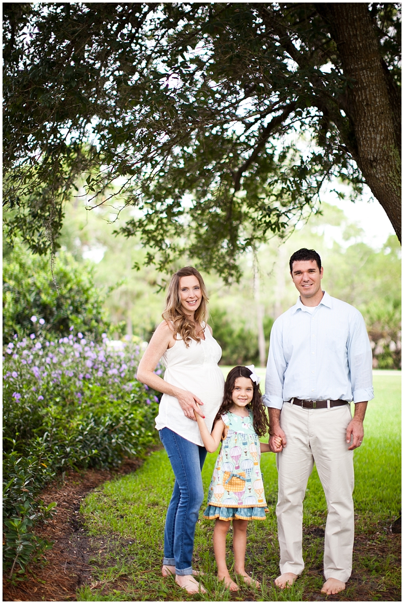 Jupiter Family Maternity Portraits by Chelsea Victoria