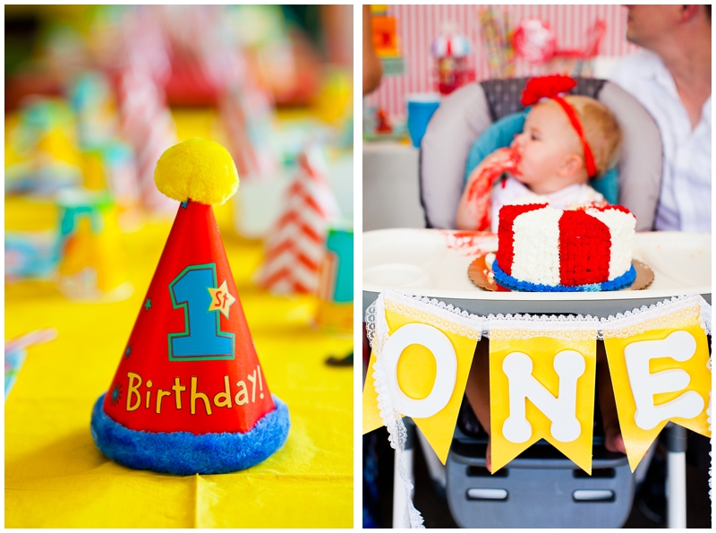 Sugar Sands Park, Boca Raton, 1st Birthday Party, Carnival, Circus, Smash Cake - Chelsea Victoria Photography