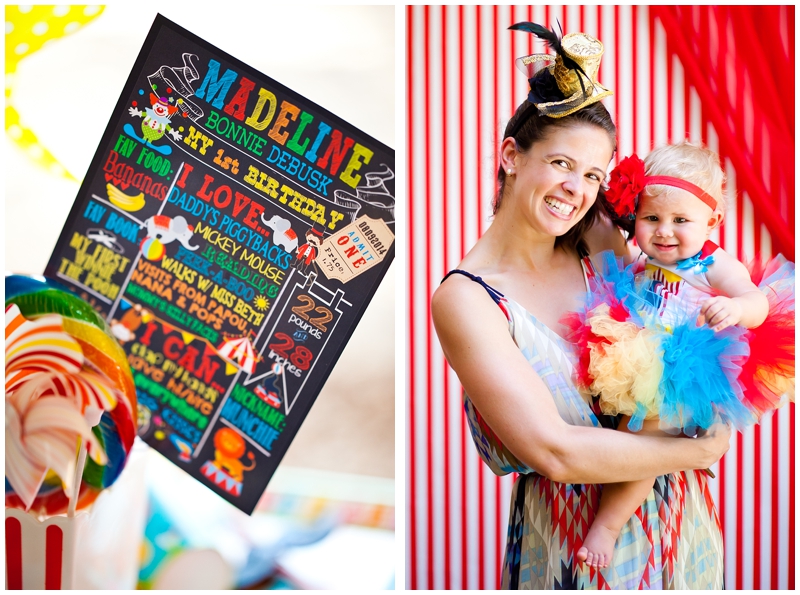 Sugar Sands Park, Boca Raton, 1st Birthday Party, Carnival, Circus, Smash Cake - Chelsea Victoria Photography