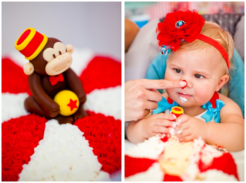 Sugar Sands Park, Boca Raton, 1st Birthday Party, Carnival, Circus, Smash Cake - Chelsea Victoria Photography