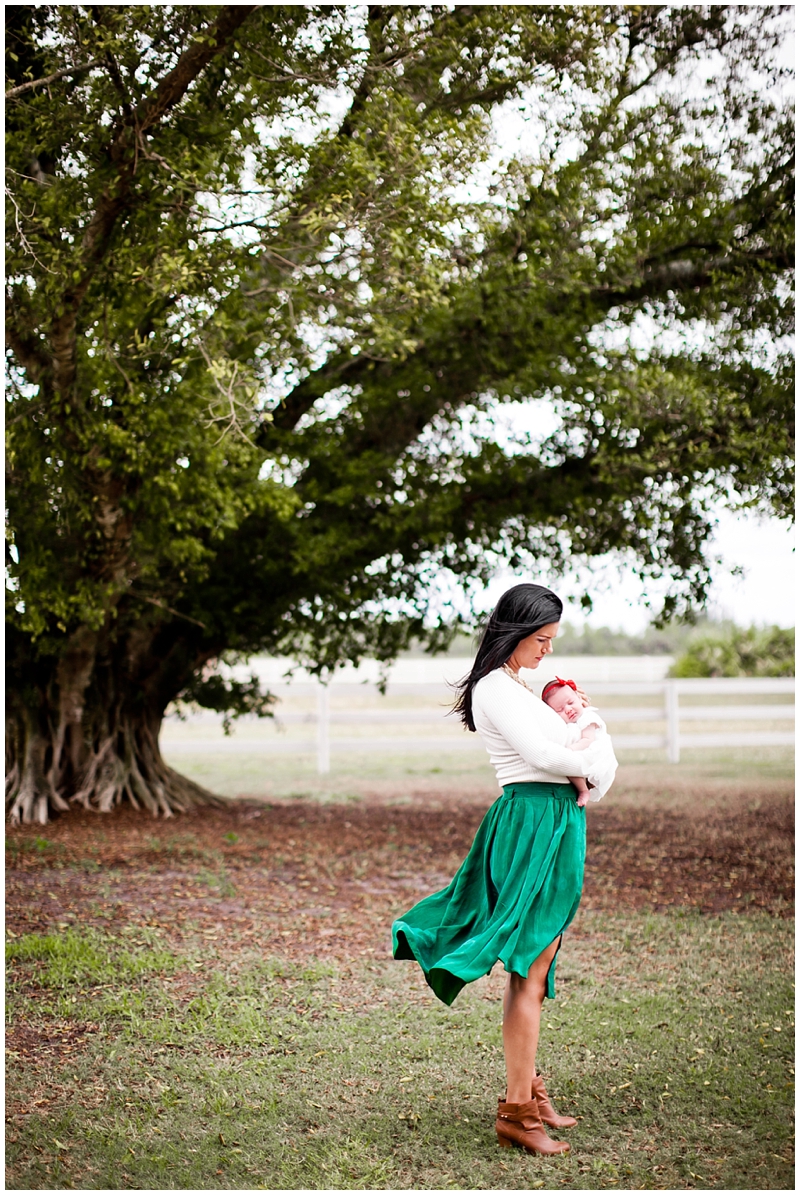 Sunlight Saddle Club Stuart Florida Family Newborn Portraits by ChelseaVictoria.com