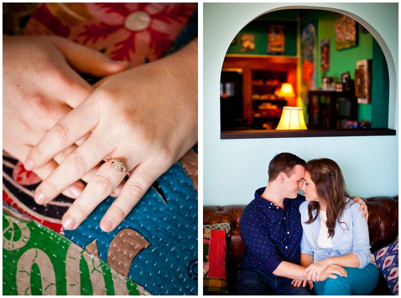 Evernia Coffee Shop, Downtown West Palm Beach Engagement Photography by ChelseaVictoria.com