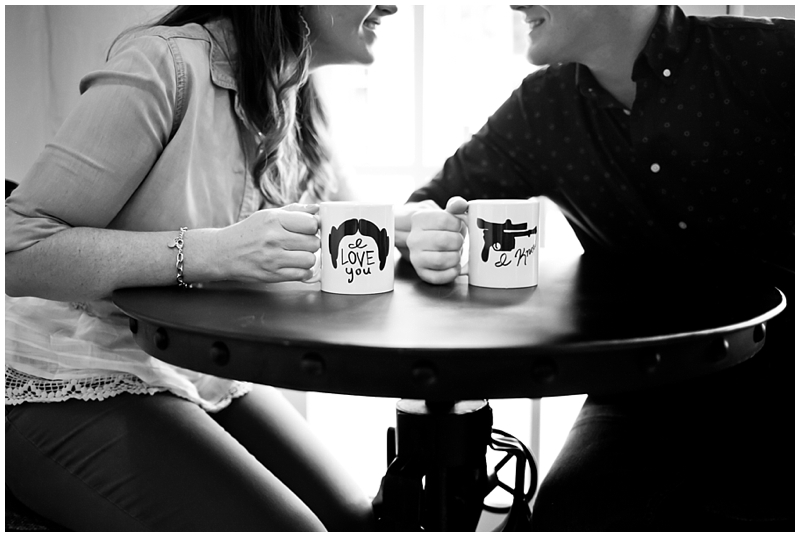 Evernia Coffee Shop, Downtown West Palm Beach Engagement Photography by ChelseaVictoria.com