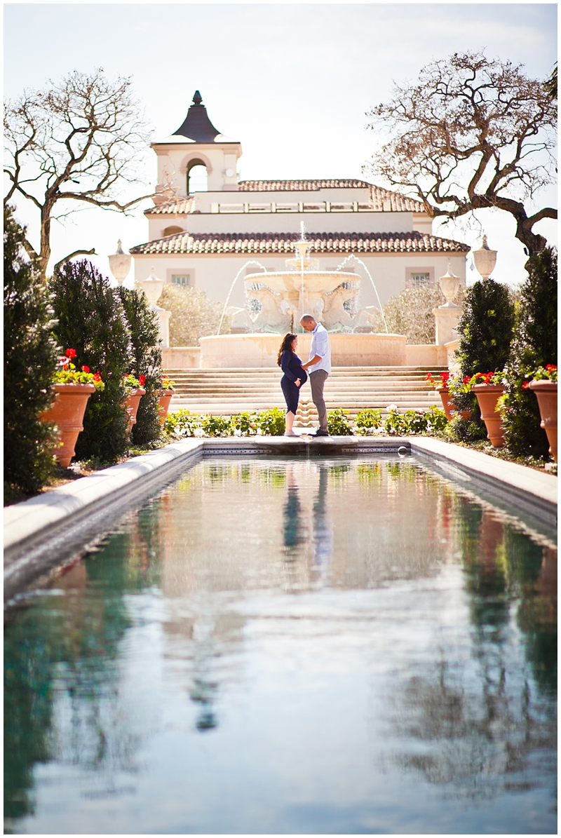 Palm Beach Town Square Memorial Fountain Worth Avenue Clock Tower Florida Maternity Photography by Chelsea Victoria