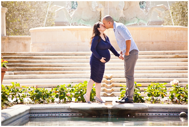 Palm Beach Town Square Memorial Fountain Worth Avenue Clock Tower Florida Maternity Photography by Chelsea Victoria