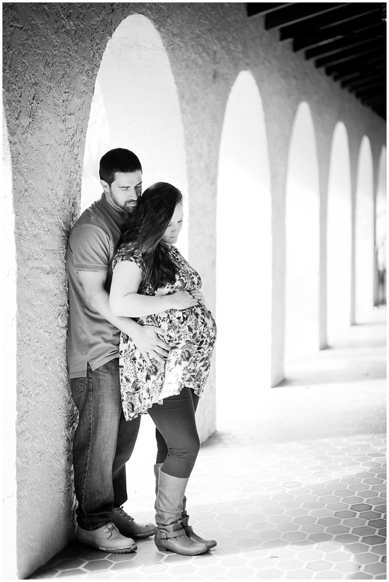 Rollins College, Winter Park, Orlando Maternity Family Portraits by Chelsea Victoria Photography