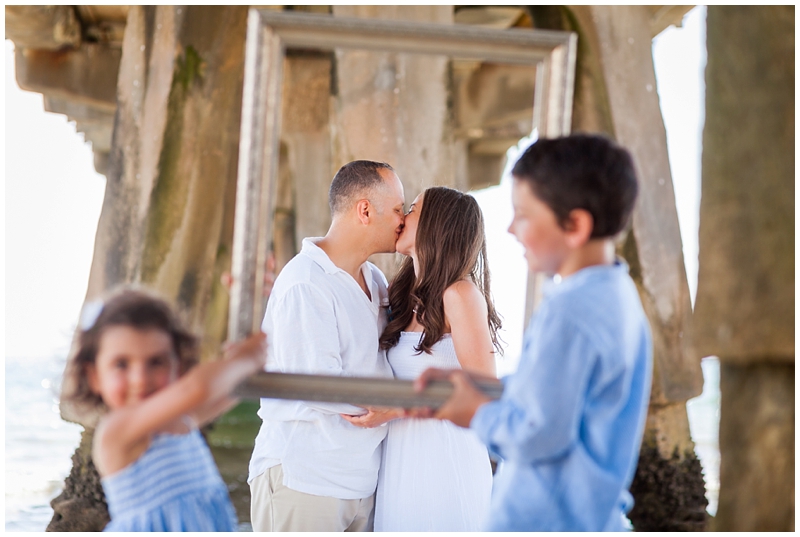 Delray Beach Pier, Florida Family Portraits, 10th Anniversary by ChelseaVictoria.com