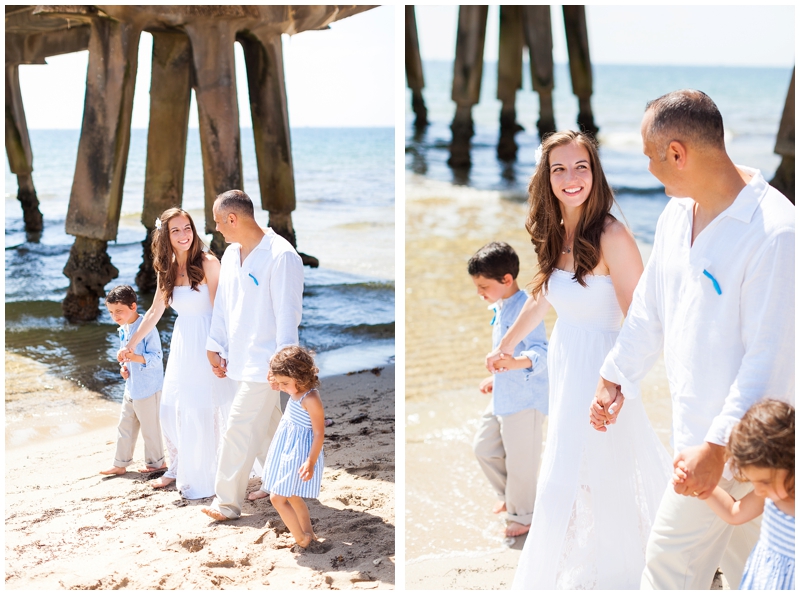 Delray Beach Pier, Florida Family Portraits, 10th Anniversary by ChelseaVictoria.com