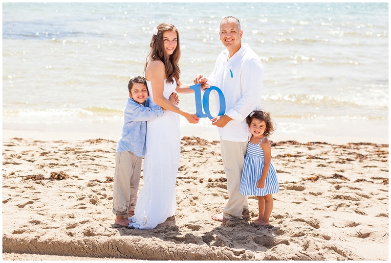 Delray Beach Pier, Florida Family Portraits, 10th Anniversary by ChelseaVictoria.com