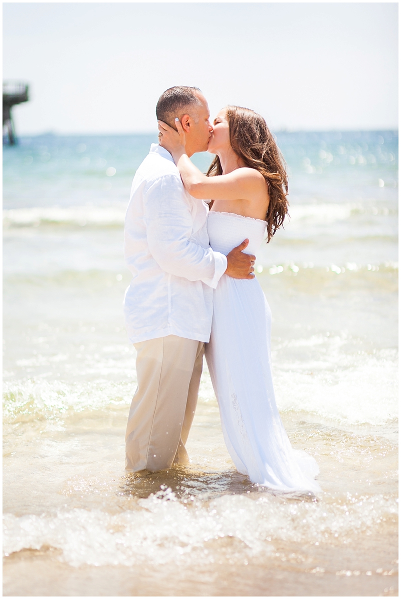 Delray Beach Pier, Florida Family Portraits, 10th Anniversary by ChelseaVictoria.com